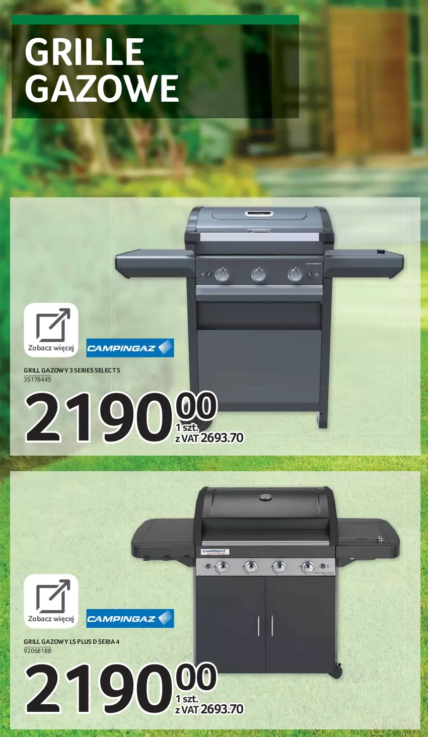 Gazetka promocyjna Selgros - E-katalog grill & wypoczynek - ważna 08.03 do 04.08.2021 - strona 36 - produkty: Grill, Grill gazowy, Ser