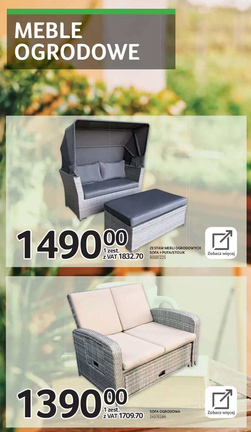 Gazetka promocyjna Selgros - E-katalog grill & wypoczynek - ważna 08.03 do 04.08.2021 - strona 8 - produkty: Fa, Meble, Puf, Sofa, Stolik