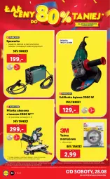 Gazetka promocyjna Lidl - GAZETKA - Gazetka - ważna od 29.08 do 29.08.2021 - strona 46 - produkty: Ser, Gra, Pilarka ukosowa, Taśma montażowa, Szlifierka kątowa, Warka, Szlifierka