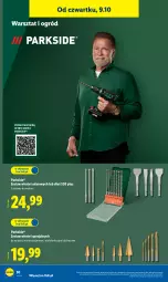 Gazetka promocyjna Lidl - GAZETKA - Gazetka - ważna od 11.10 do 11.10.2025 - strona 34 - produkty: Parkside, Top, Zestaw wierteł, Ogród
