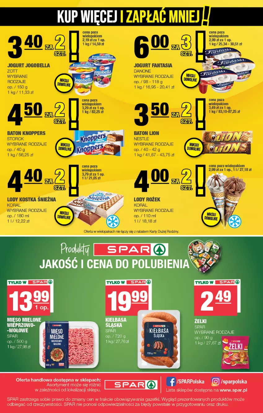 Gazetka promocyjna Spar - Spar - ważna 15.06 do 25.06.2025 - strona 8 - produkty: Gin, Kiełbasa, Mięso, Mięso mielone