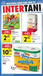 Gazetka promocyjna Intermarche - Gazetka Intermarche - Gazetka - ważna od 09.07 do 09.07.2025 - strona 42 - produkty: Papier, Papier toaletowy, Rolki, Mąka, Tymbark, Foxy, Napój niegazowany, Napój