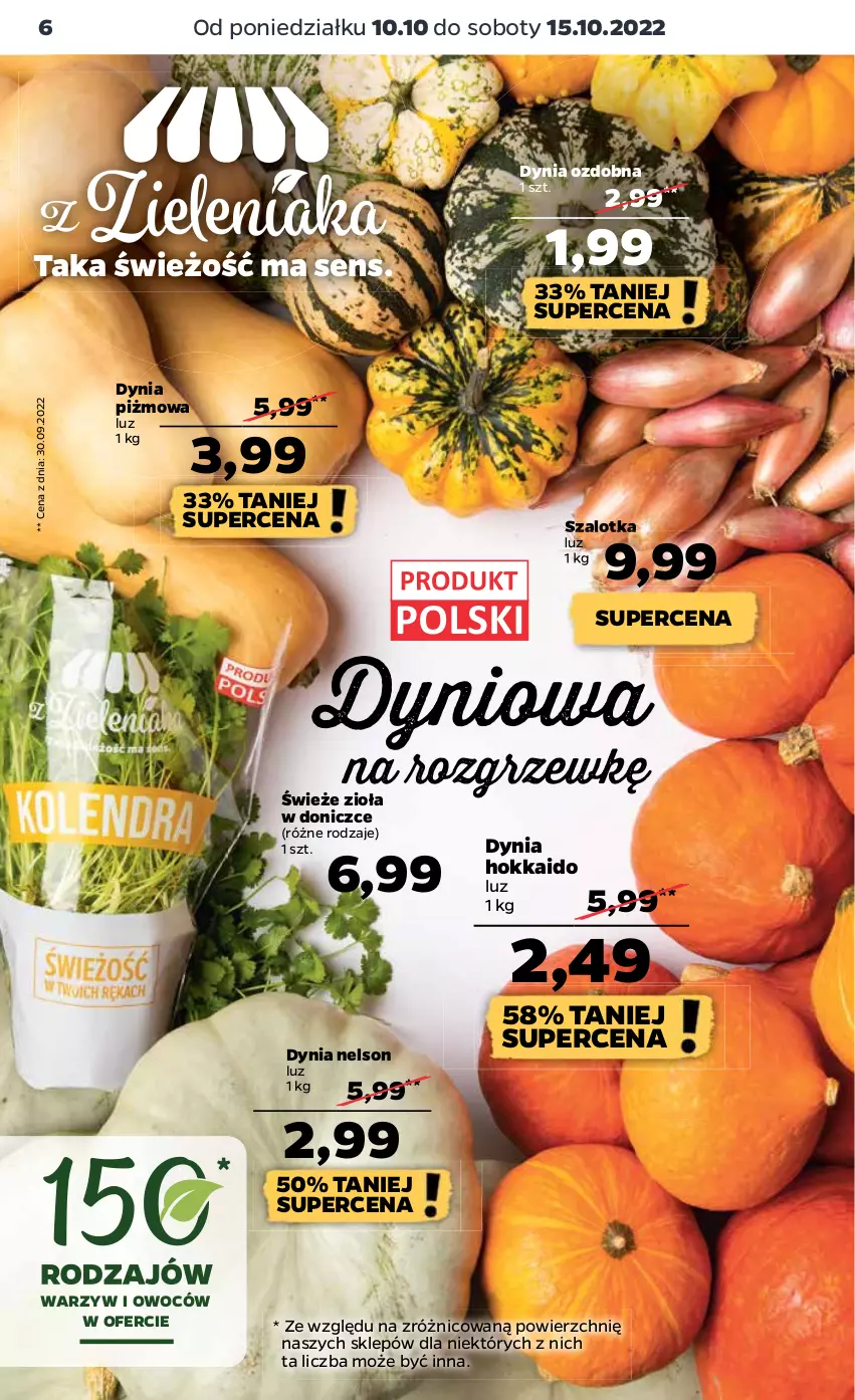 Gazetka promocyjna Netto - Artykuły spożywcze - ważna 10.10 do 15.10.2022 - strona 6 - produkty: Szal, Zioła w doniczce