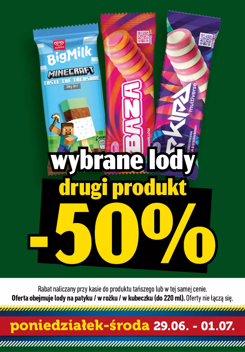 Gazetka promocyjna Topaz - Gazetka - ważna 29.06 do 01.07.2026 - strona 2 - produkty: Lody