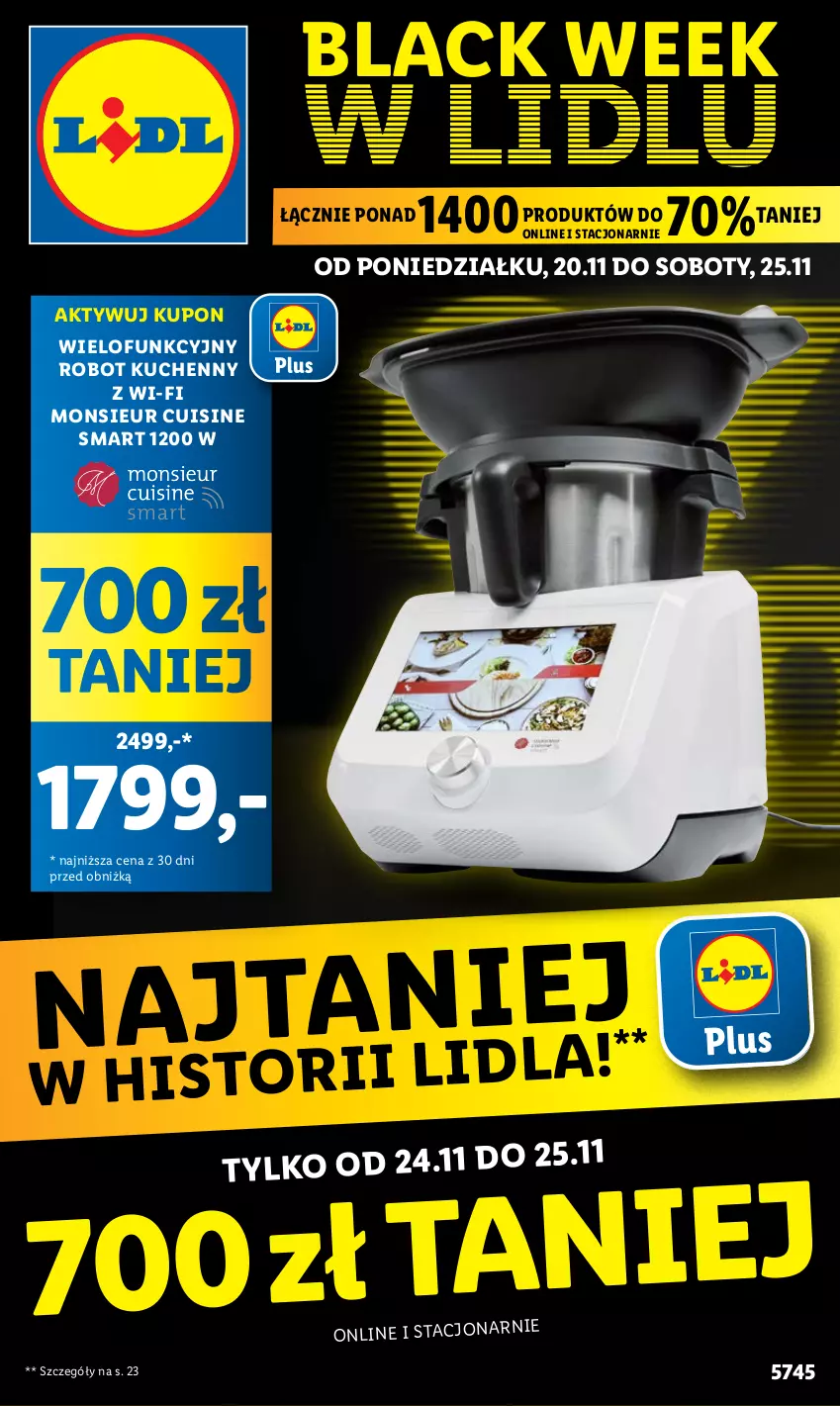 Gazetka promocyjna Lidl - GAZETKA - ważna 20.11 do 25.11.2023 - strona 1 - produkty: Lack, Robot