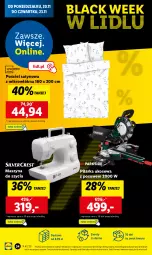 Gazetka promocyjna Lidl - GAZETKA - Gazetka - ważna od 25.11 do 25.11.2023 - strona 36 - produkty: Pilarka ukosowa, Pościel, Lack, Szyna