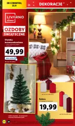 Gazetka promocyjna Lidl - GAZETKA - Gazetka - ważna od 25.11 do 25.11.2023 - strona 42 - produkty: Gin, Choinka, Inka, Stojak, Ozdoby świąteczne