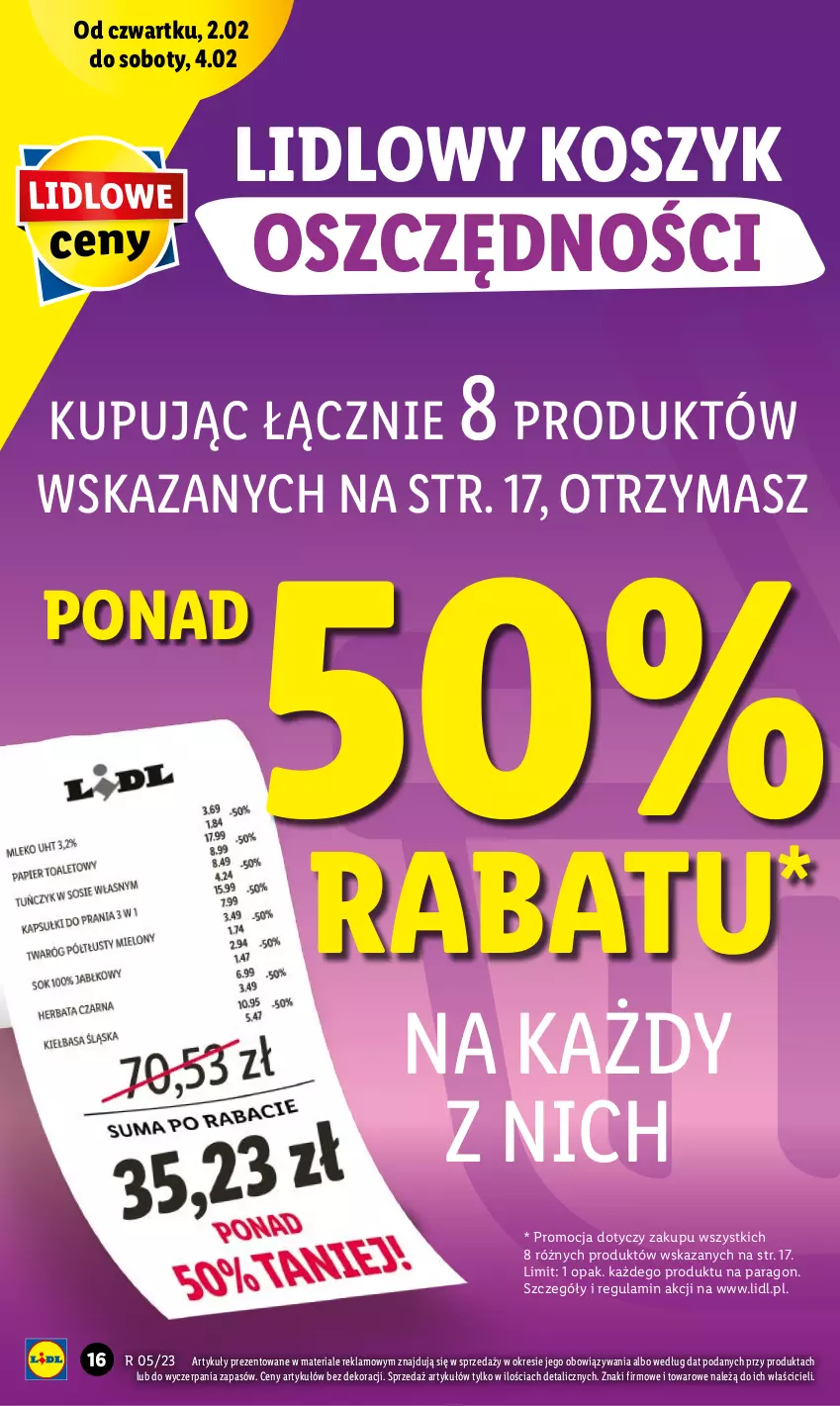 Gazetka promocyjna Lidl - GAZETKA - ważna 02.02 do 04.02.2023 - strona 16 - produkty: Kosz