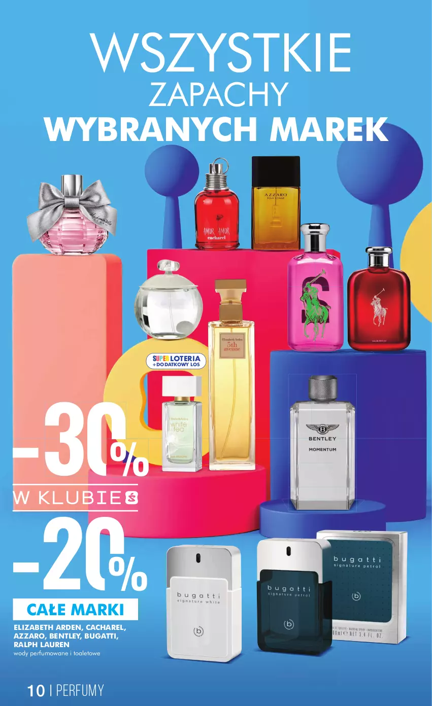 Gazetka promocyjna Super Pharm - Gazetka - ważna 14.10 do 29.10.2024 - strona 10 - produkty: Azzaro, Cacharel, Elizabeth Arden, Laur, Perfum, Ralph Lauren