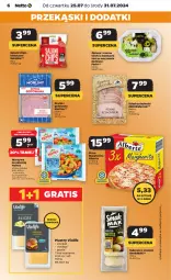 Gazetka promocyjna Netto - Artykuły spożywcze - Gazetka - ważna od 31.07 do 31.07.2024 - strona 6 - produkty: Cheddar, Warzywa, Sok, Ser, Gra, Salami, Sokołów, Oliwki, Bułeczki, Szynka, Pizza, Pizza margherita, Morliny, Gouda, Hortex