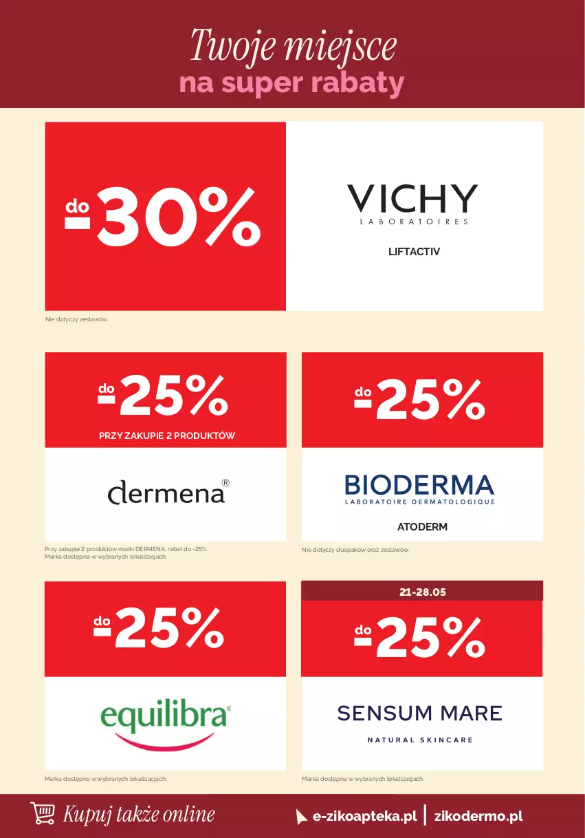 Gazetka promocyjna Ziko - Gazetka Ziko Dermo - ważna 21.05 do 30.06.2026 - strona 26 - produkty: Apteka, Atoderm, Dermena