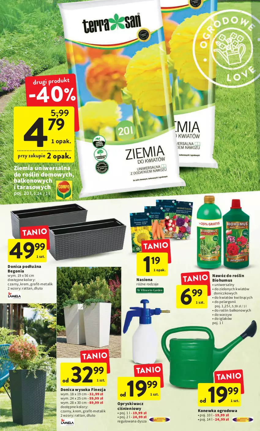 Gazetka promocyjna Intermarche - Gazetka Intermarche - ważna 09.03 do 15.03.2023 - strona 36 - produkty: Biohumus, Gra, Konewka, Mus, Nawóz, Sok