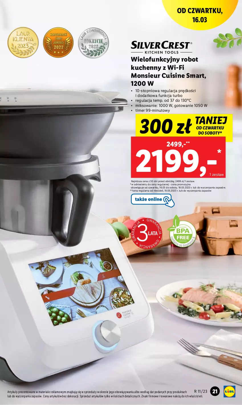 Gazetka promocyjna Lidl - GAZETKA - ważna 13.03 do 18.03.2023 - strona 23 - produkty: Robot, Top