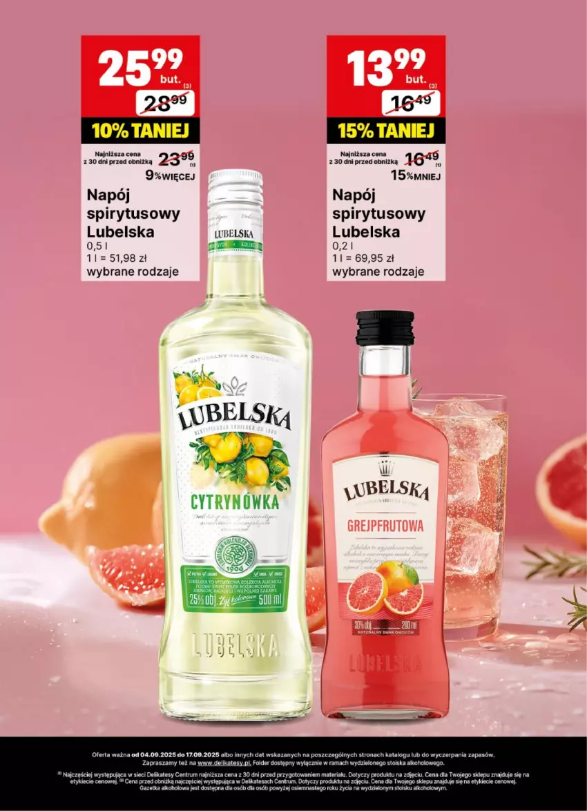 Gazetka promocyjna Delikatesy Centrum - Delibarek DC36-DC37 - ważna 04.09 do 17.09.2025 - strona 15 - produkty: Napój, Rama, Rum