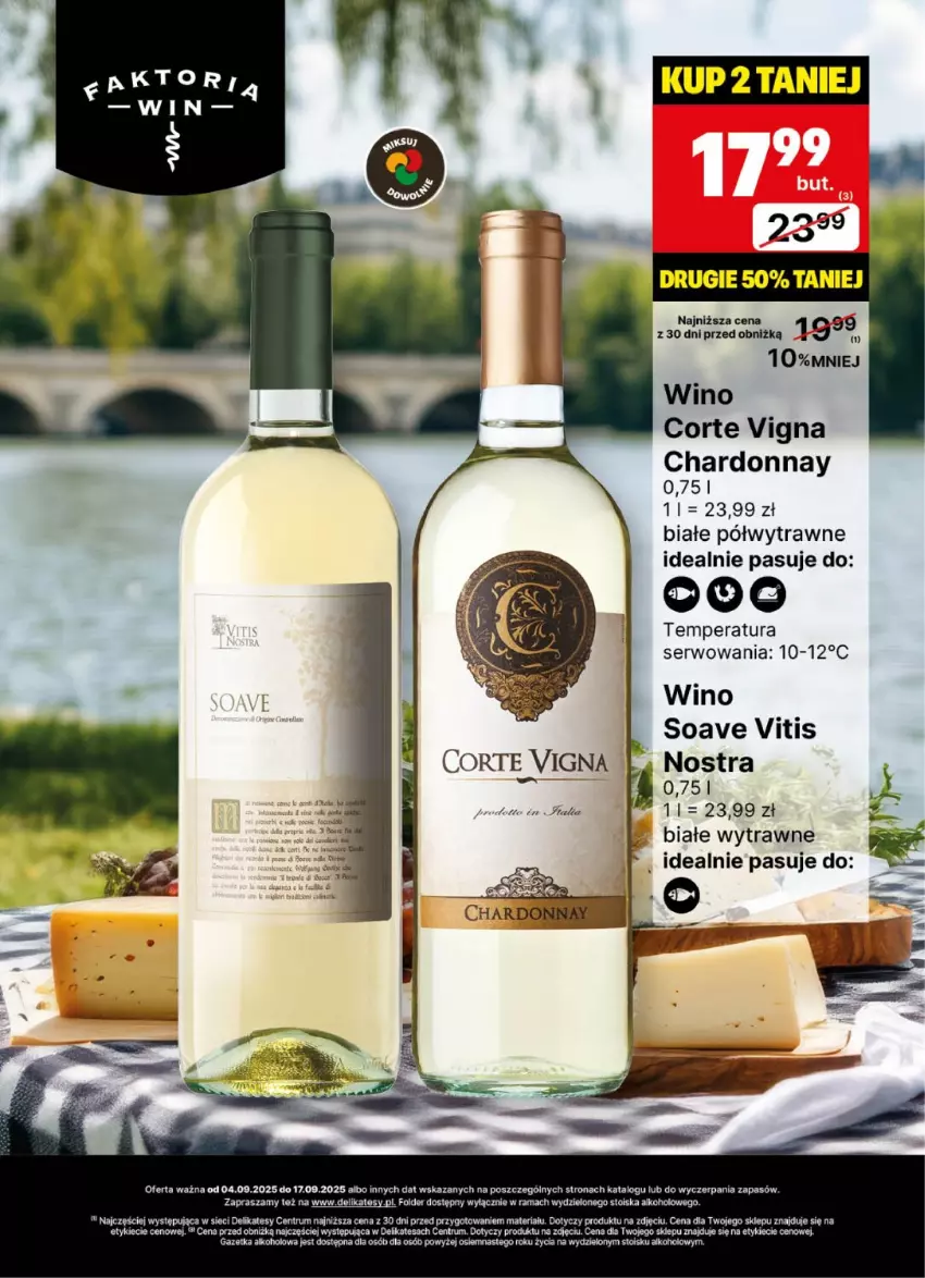 Gazetka promocyjna Delikatesy Centrum - Delibarek DC36-DC37 - ważna 04.09 do 17.09.2025 - strona 2 - produkty: Chardonnay, Rama, Rum, Ser, Wino
