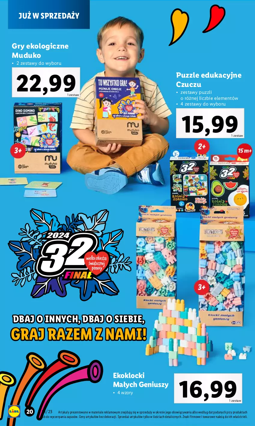 Gazetka promocyjna Lidl - GAZETKA - ważna 18.12 do 23.12.2023 - strona 26 - produkty: Gra, Gry, Klocki, Puzzle