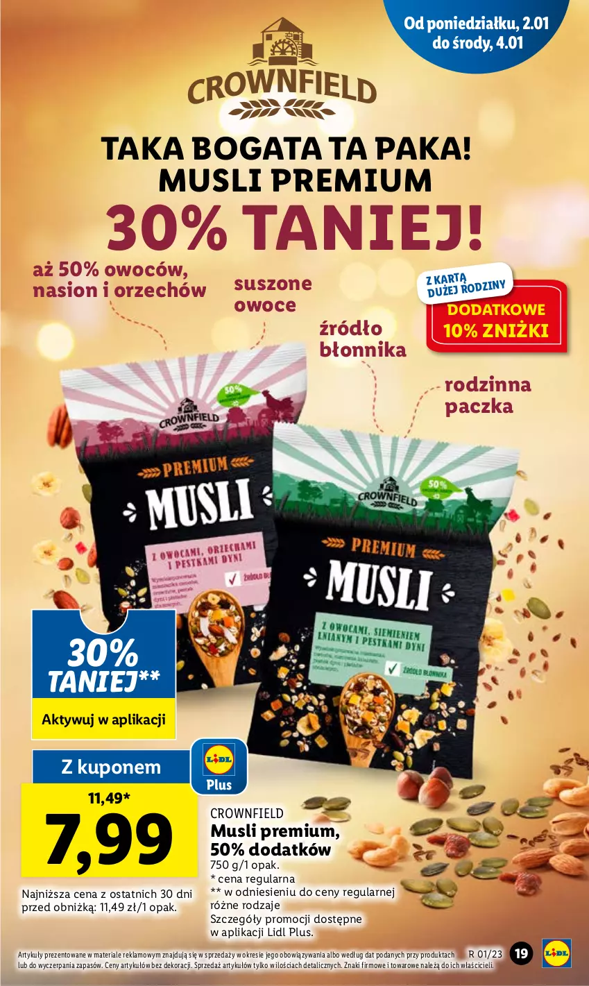 Gazetka promocyjna Lidl - GAZETKA - ważna 02.01 do 04.01.2023 - strona 23 - produkty: Mus, Owoce