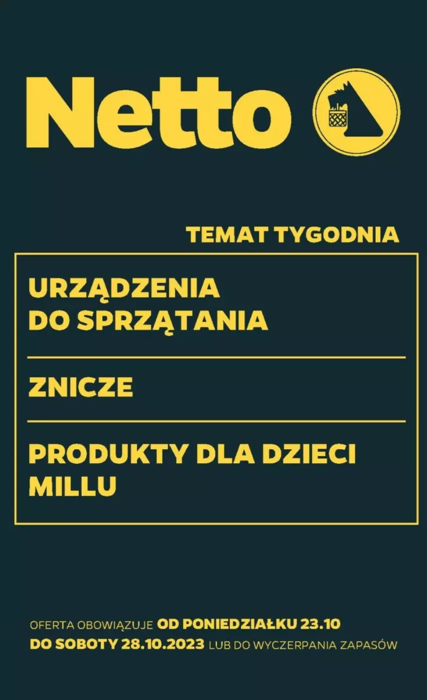 Gazetka promocyjna Netto - ważna 23.10 do 29.10.2023 - strona 1 - produkty: Dzieci, Znicz