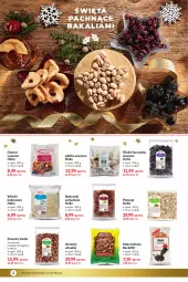 Gazetka promocyjna Makro - Katalog Delikatesy - oferta z alkoholem - Gazetka - ważna od 24.12 do 24.12.2023 - strona 2 - produkty: Mak mielony, Orzechy włoskie, Pistacje, Wiórki kokosowe, Migdały łuskane, Migdały, Rodzynki, Owoce, Helio, Owoce suszone, Kokos, Jabłka