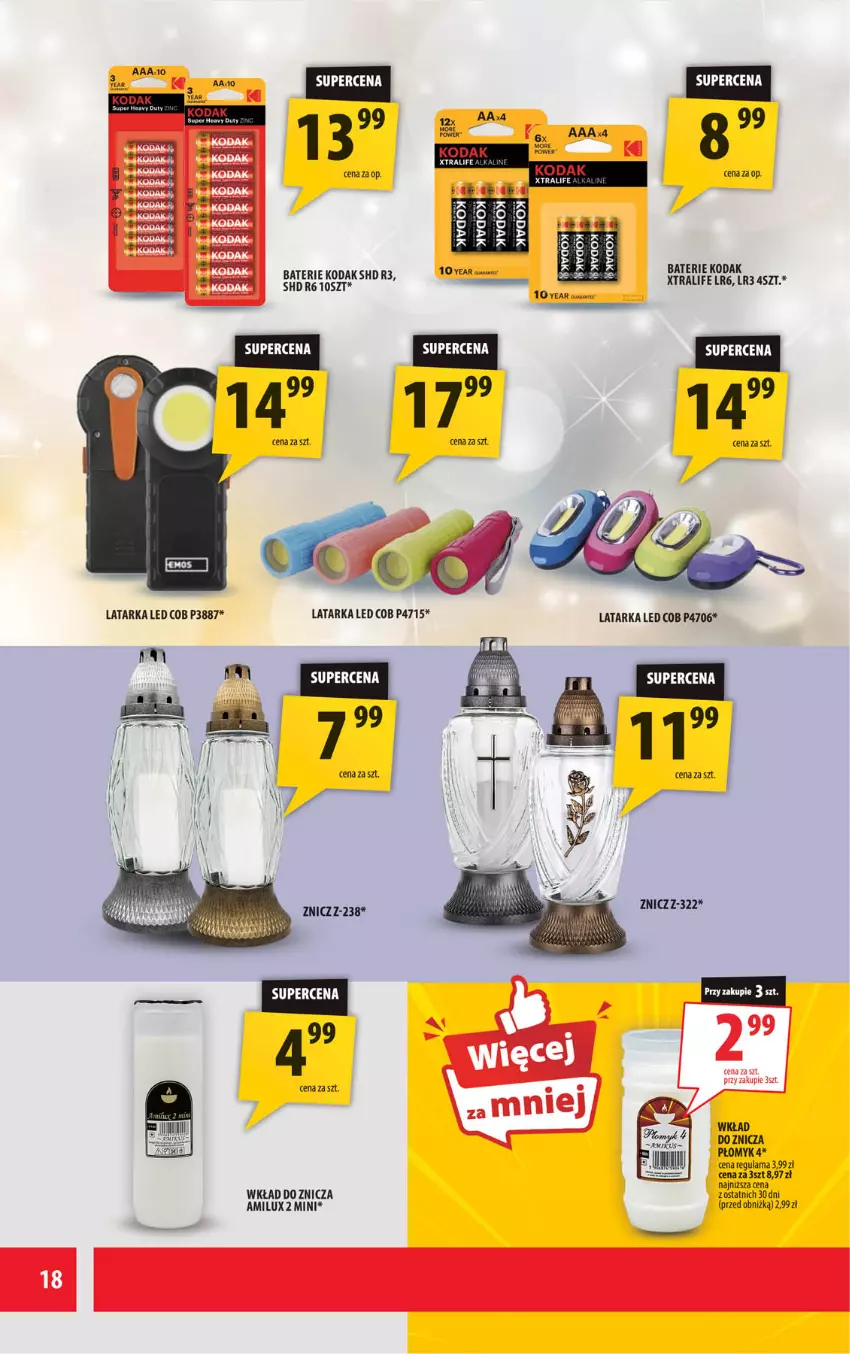 Gazetka promocyjna Arhelan - Gazetka - ważna 29.12.2025 do 11.01.2026 - strona 18 - produkty: Fa, Latarka, Latarka LED, Tarka, Znicz