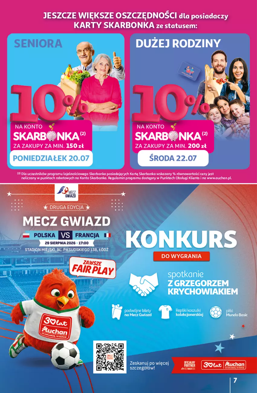 Gazetka promocyjna Auchan - Gazetka 30 Lat Hipermarket Auchan - ważna 16.07 do 22.07.2026 - strona 7 - produkty: Gra