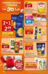Gazetka promocyjna Auchan - Gazetka 30 Lat Hipermarket Auchan - Gazetka - ważna od 22.07 do 22.07.2026 - strona 26 - produkty: Lubella, Makaron, Sos, Ser, Gin, Kucharek, Bell, Kukurydza konserwowa, Napój roślinny, Spaghetti, Bella, Przyprawa uniwersalna, Pudliszki, Grill, Napój, Kukurydza