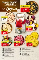 Gazetka promocyjna Auchan - Gazetka 30 Lat Hipermarket Auchan - Gazetka - ważna od 22.07 do 22.07.2026 - strona 28 - produkty: Pistacje, Makaron, Ciastka, Mieszanka studencka, Wafle, Galaretki, Rurki, Gala, Kakao