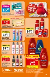 Gazetka promocyjna Auchan - Gazetka 30 Lat Hipermarket Auchan - Gazetka - ważna od 22.07 do 22.07.2026 - strona 31 - produkty: Bruno Banani, Old Spice, Dezodorant, Gliss Kur, Schauma, Chusteczki, Szampon, Odżywka, Pianka do włosów, Batiste, Nivea, Kosmetyczka, Lakier