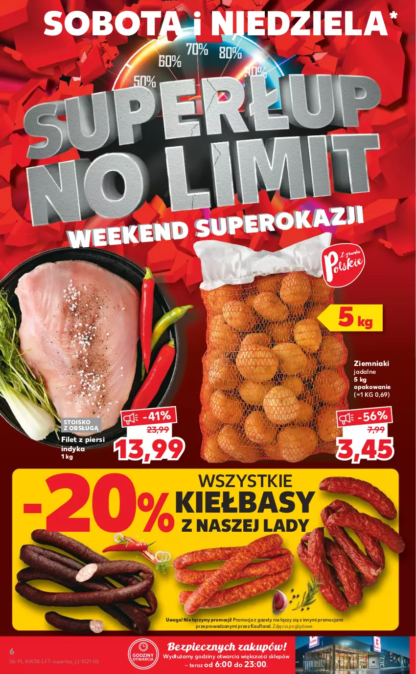 Gazetka promocyjna Kaufland - OFERTA TYGODNIA - ważna 23.09 do 29.09.2021 - strona 6 - produkty: Filet z piersi indyka, Piec, Tera, Waga, Ziemniaki