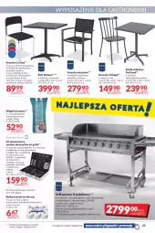 Gazetka promocyjna Makro - [Oferta promocyjna] Artykuły spożywcze i przemysłowe - Gazetka - ważna od 27.06 do 27.06.2022 - strona 23 - produkty: Sok, Por, Noż, Gra, Węgiel drzewny, Rama, Granat, Stolik, Walizka, Widelec, Stek, Stół, Szczotka, Pojemnik, Przyprawy, Rolki, Szczypce, Rolka kasowa, Krzesło, Siedzisko, Grill, Grill gazowy, Szpatułka