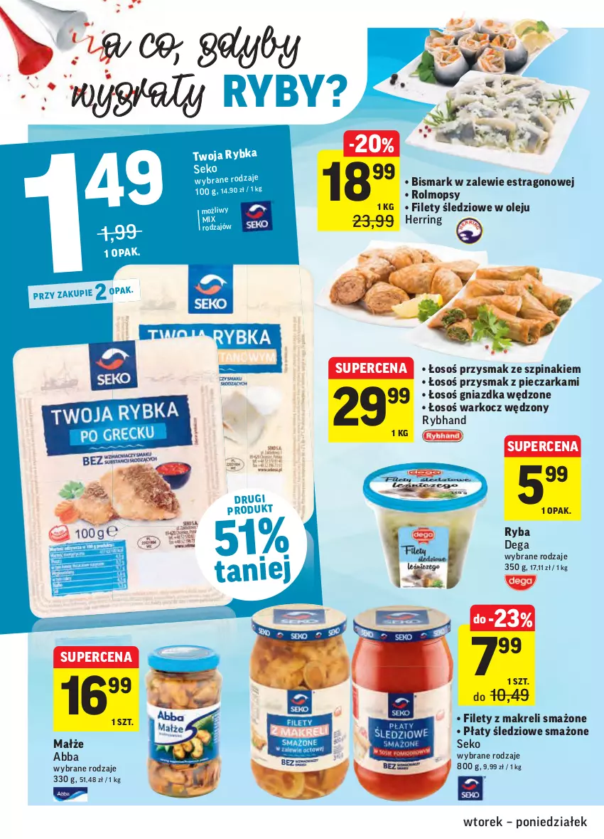 Gazetka promocyjna Intermarche - ważna 08.06 do 13.06.2021 - strona 18 - produkty: Dega, Gra, Koc, Małże, Mop, Olej, Piec, Pieczarka, Płaty śledziowe, Ryba, SEKO, Szpinak