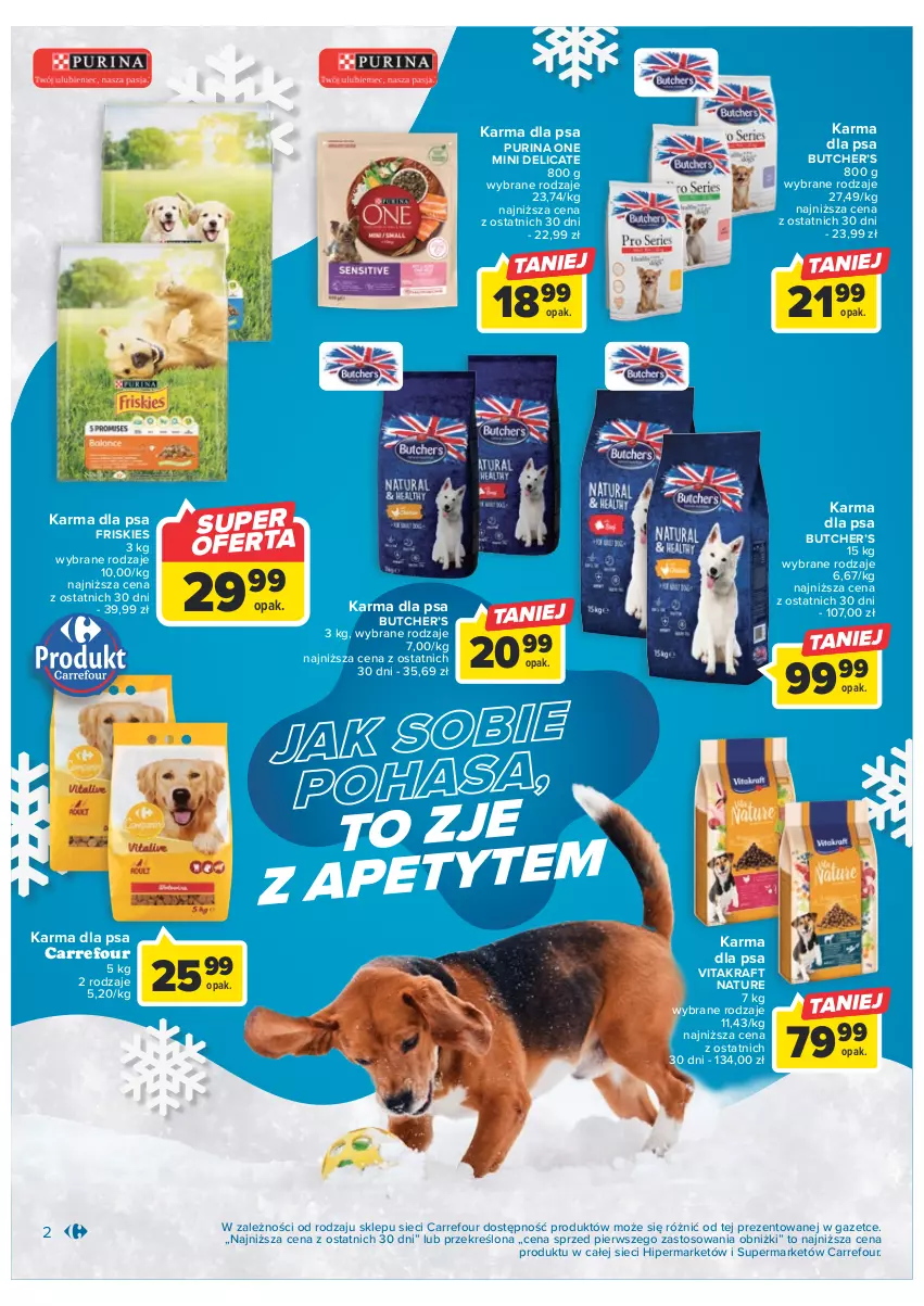 Gazetka promocyjna Carrefour - Gazetka Zima z pupilem - ważna 31.01 do 11.02.2023 - strona 2 - produkty: Friskies, Pur, Purina, Vitakraft