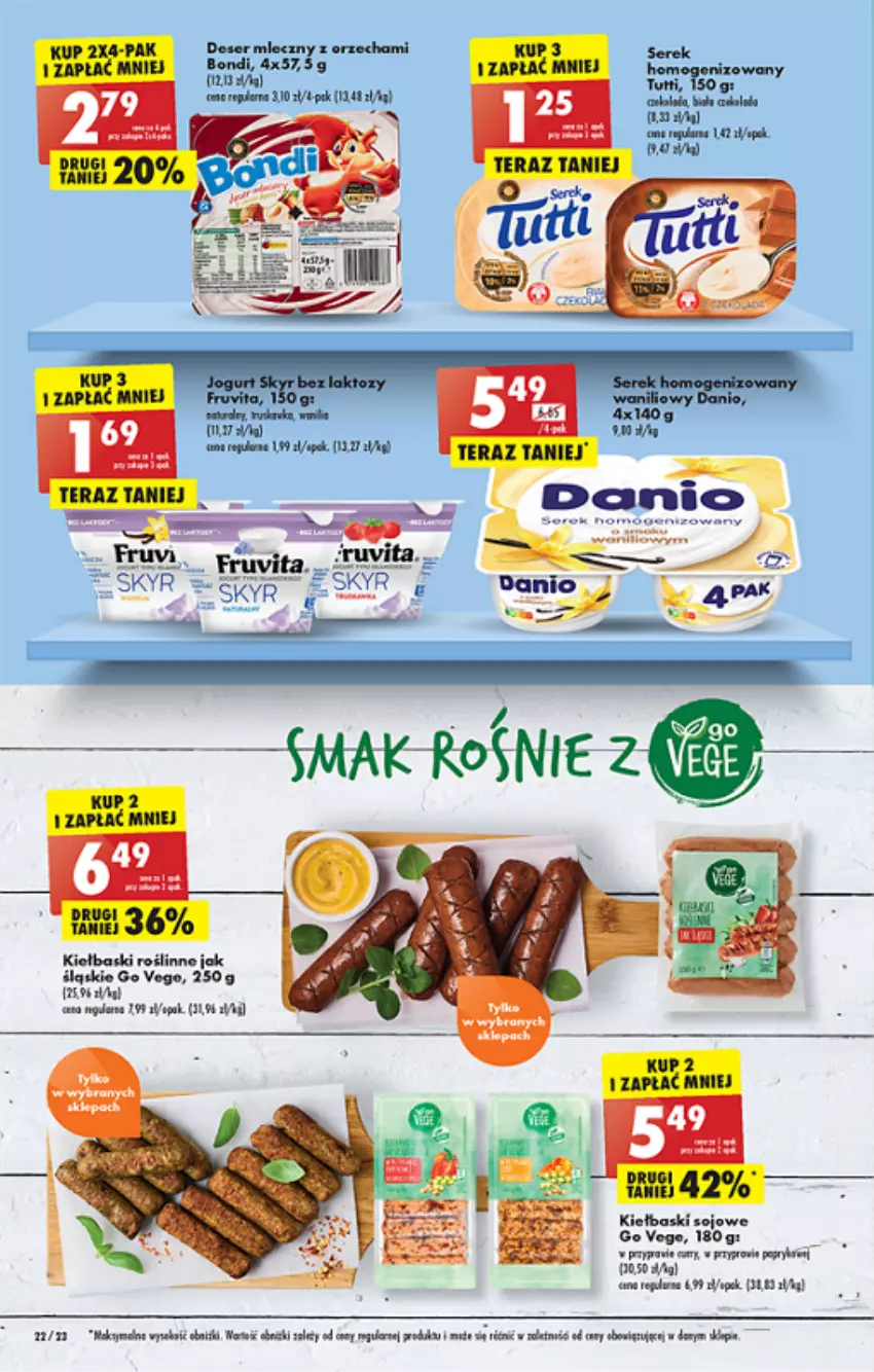 Gazetka promocyjna Biedronka - ważna 20.06 do 26.06.2022 - strona 22 - produkty: Brugi, Danio, LG, Tera