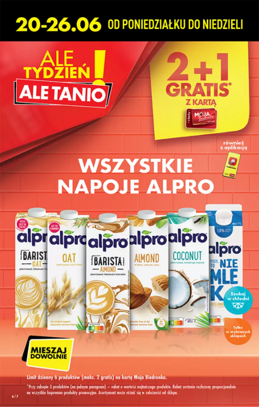 Gazetka promocyjna Biedronka - ważna 20.06 do 26.06.2022 - strona 6 - produkty: Alpro, Dron, Gra, Napoje, Robot