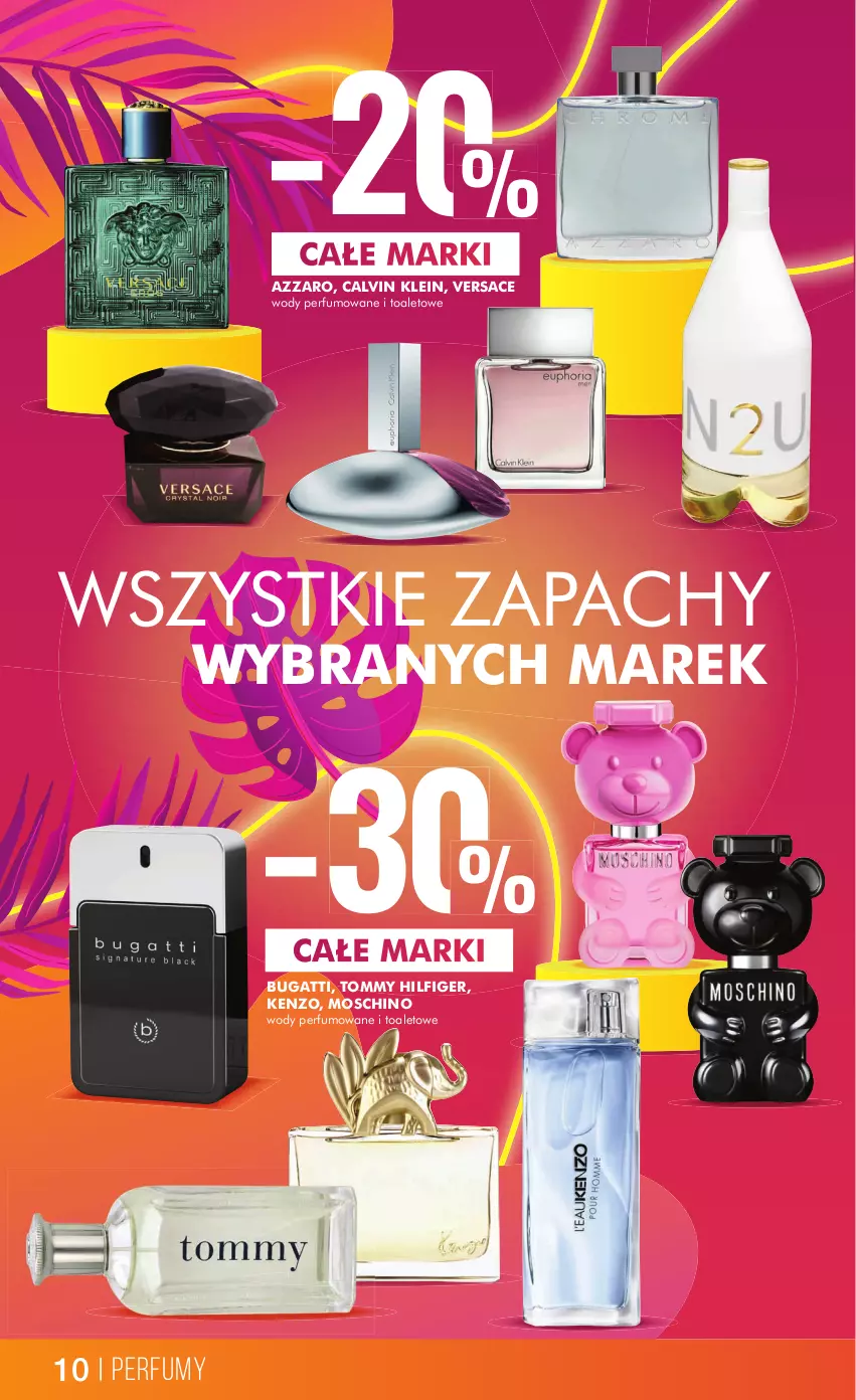 Gazetka promocyjna Super Pharm - Gazetka - ważna 13.06 do 26.06.2024 - strona 10 - produkty: Azzaro, Calvin Klein, Kenzo, Moschino, Perfum, Versace