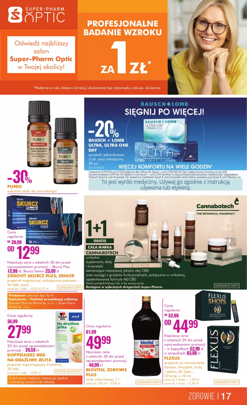 Gazetka promocyjna Super Pharm - Gazetka - ważna 13.06 do 26.06.2024 - strona 17 - produkty: Biovital, Doppelherz, Gra, JBL, Magnez, Mule, Olej, Pur, Ser, Stek, Suplement diety, Tera, Tonik, Zdrowie