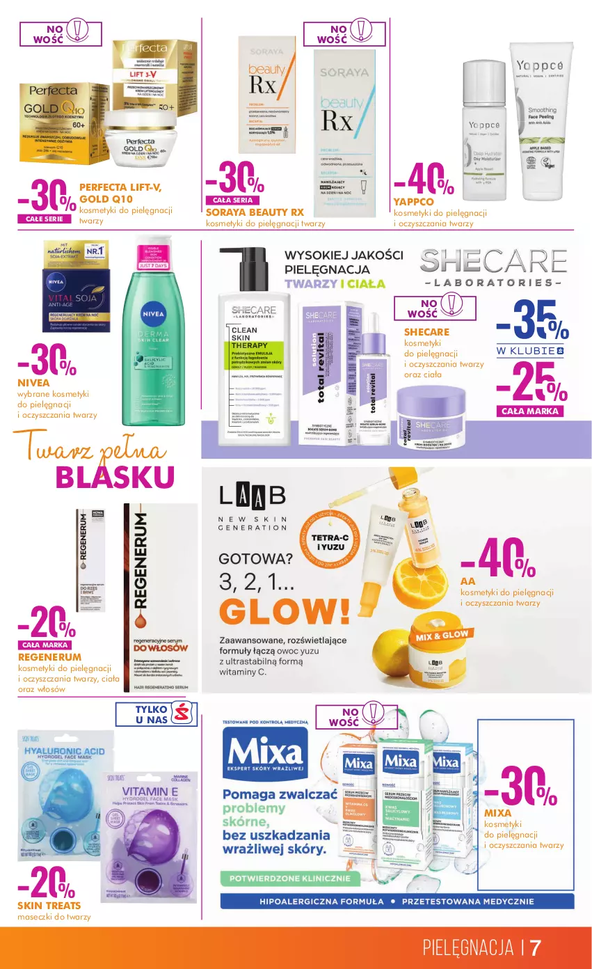 Gazetka promocyjna Super Pharm - Gazetka - ważna 13.06 do 26.06.2024 - strona 7 - produkty: Kosmetyki do pielęgnacji, Mixa, Nivea, Perfecta, Rum, Ser