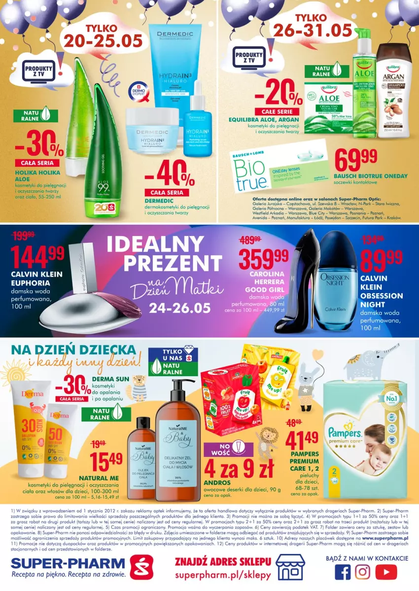 Gazetka promocyjna Super Pharm - Gazetka - ważna 20.05 do 06.06.2021 - strona 23 - produkty: Dermedic, Deser, Dres, Dzieci, Fa, Gala, Gra, Holika Holika, Kosmetyki do pielęgnacji, Pampers, Perfum, Rama, Ser, SESSIO, Soczewki kontaktowe, Woda, Zdrowie