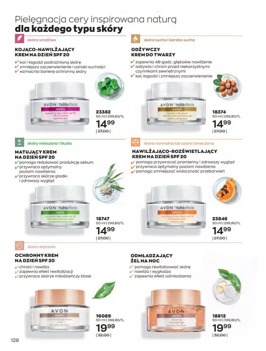 Gazetka promocyjna Avon - Katalog Avon 2/2022 kampania luty - ważna 01.02 do 28.02.2022 - strona 128 - produkty: Krem do twarzy, Krem na dzień