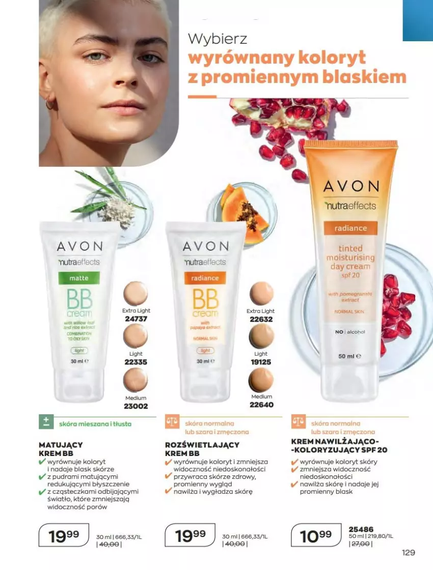 Gazetka promocyjna Avon - Katalog Avon 2/2022 kampania luty - ważna 01.02 do 28.02.2022 - strona 129 - produkty: Ariel, Krem bb, Por