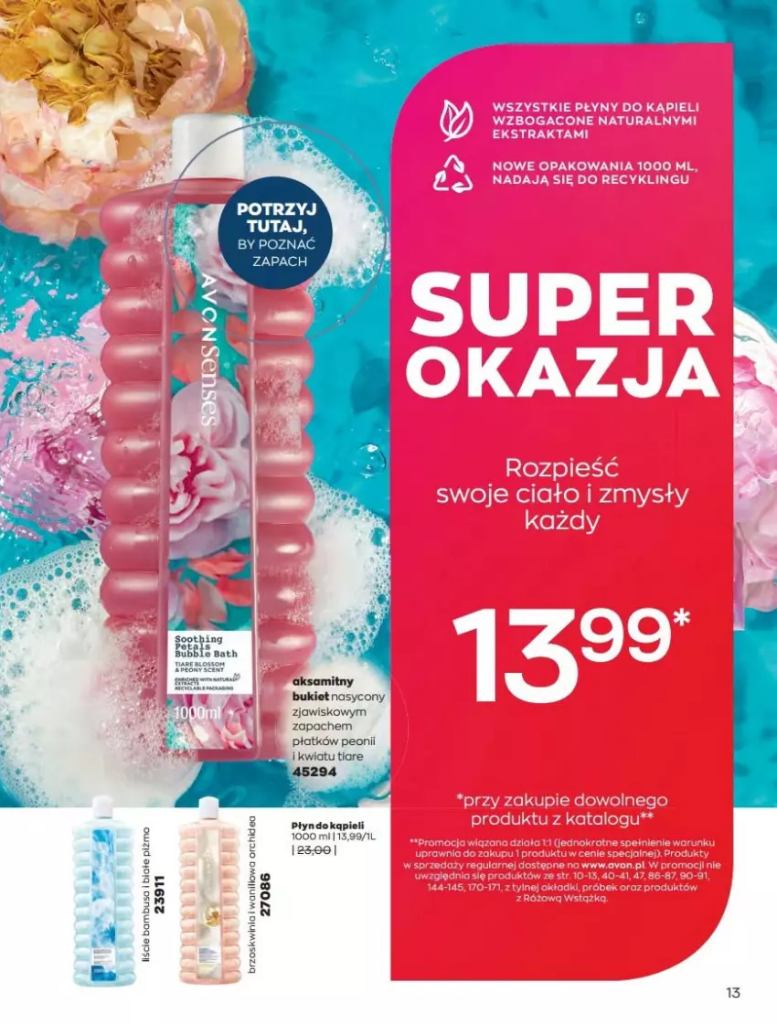 Gazetka promocyjna Avon - Katalog Avon 2/2022 kampania luty - ważna 01.02 do 28.02.2022 - strona 13 - produkty: Bukiet, Fa