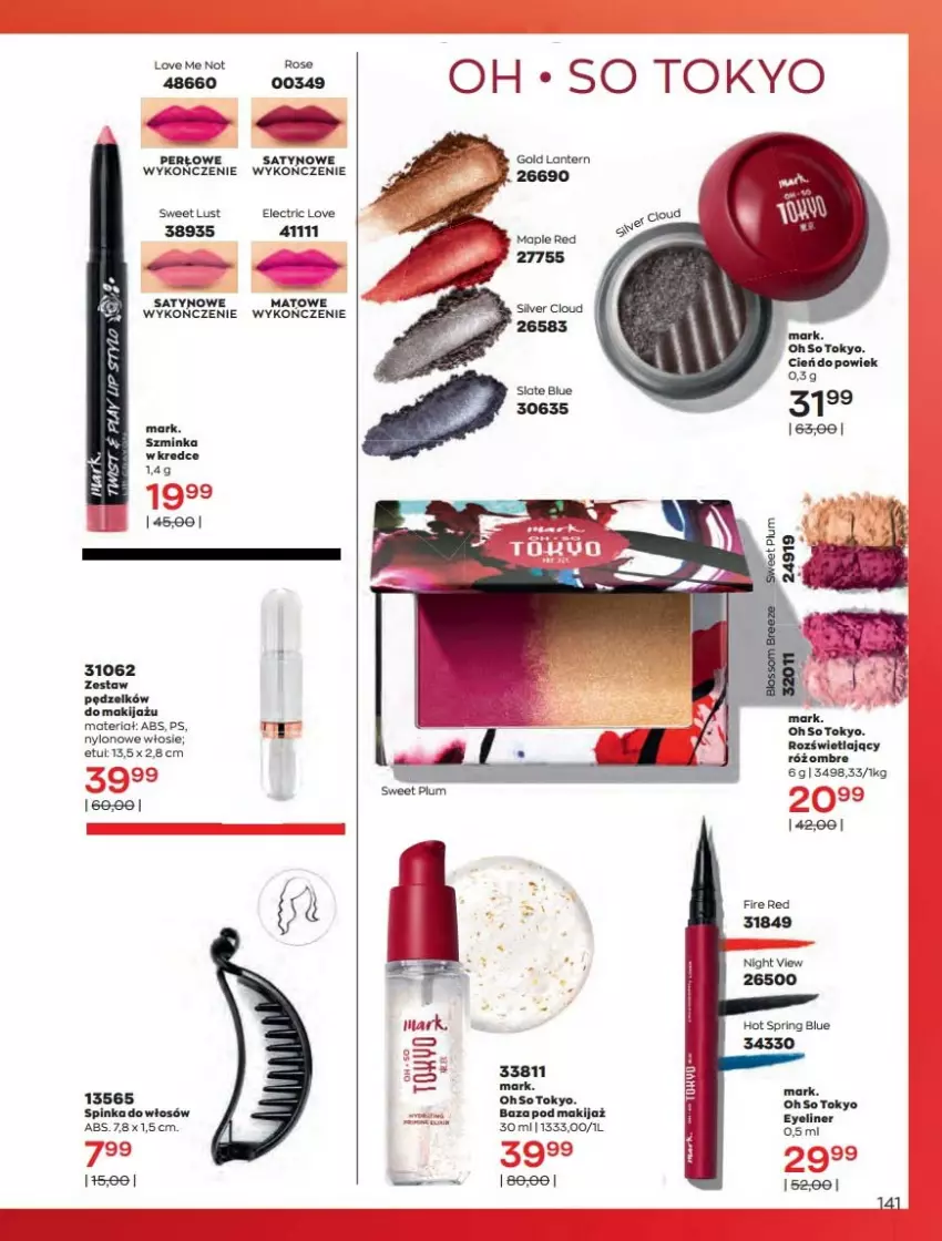 Gazetka promocyjna Avon - Katalog Avon 2/2022 kampania luty - ważna 01.02 do 28.02.2022 - strona 141 - produkty: Cień, Inka, Makijaż, Szminka