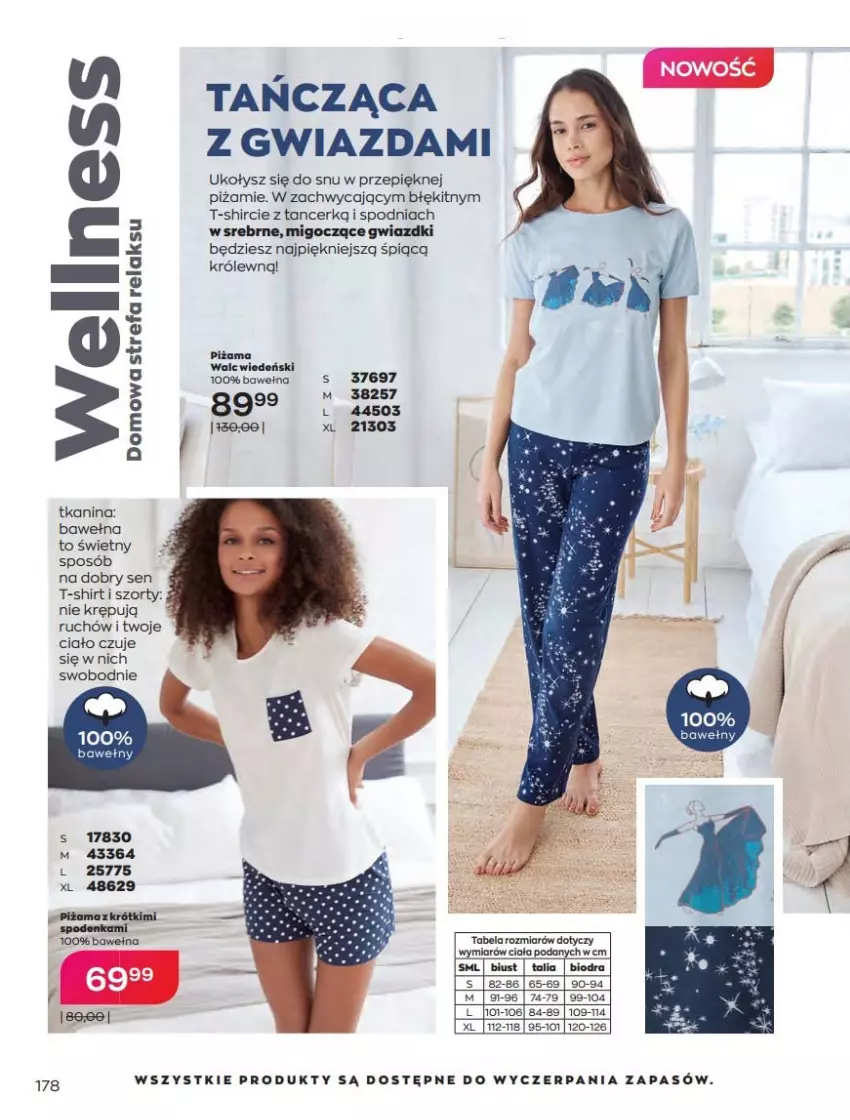 Gazetka promocyjna Avon - Katalog Avon 2/2022 kampania luty - ważna 01.02 do 28.02.2022 - strona 178 - produkty: Gwiazda, Piżama, Szorty, T-shirt, Wełna