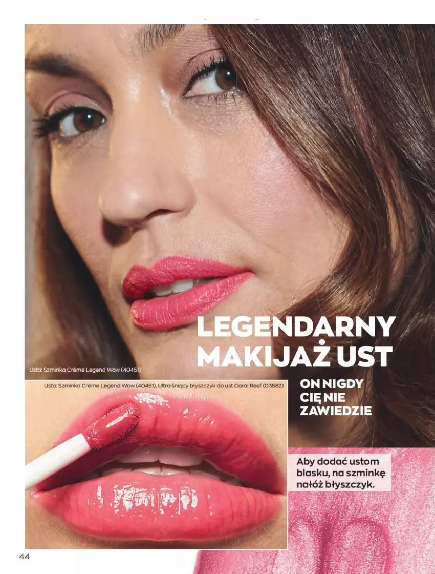 Gazetka promocyjna Avon - Katalog Avon 2/2022 kampania luty - ważna 01.02 do 28.02.2022 - strona 44 - produkty: Inka, Szminka