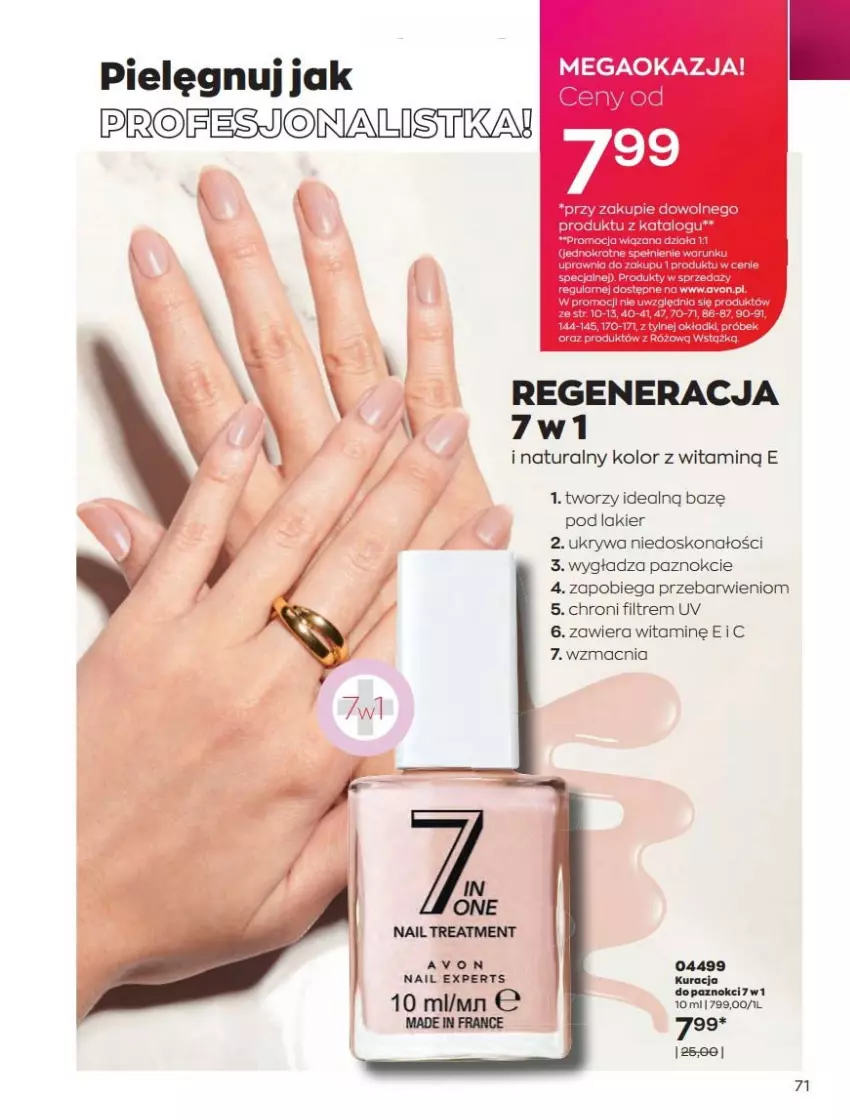 Gazetka promocyjna Avon - Katalog Avon 2/2022 kampania luty - ważna 01.02 do 28.02.2022 - strona 71 - produkty: Lakier