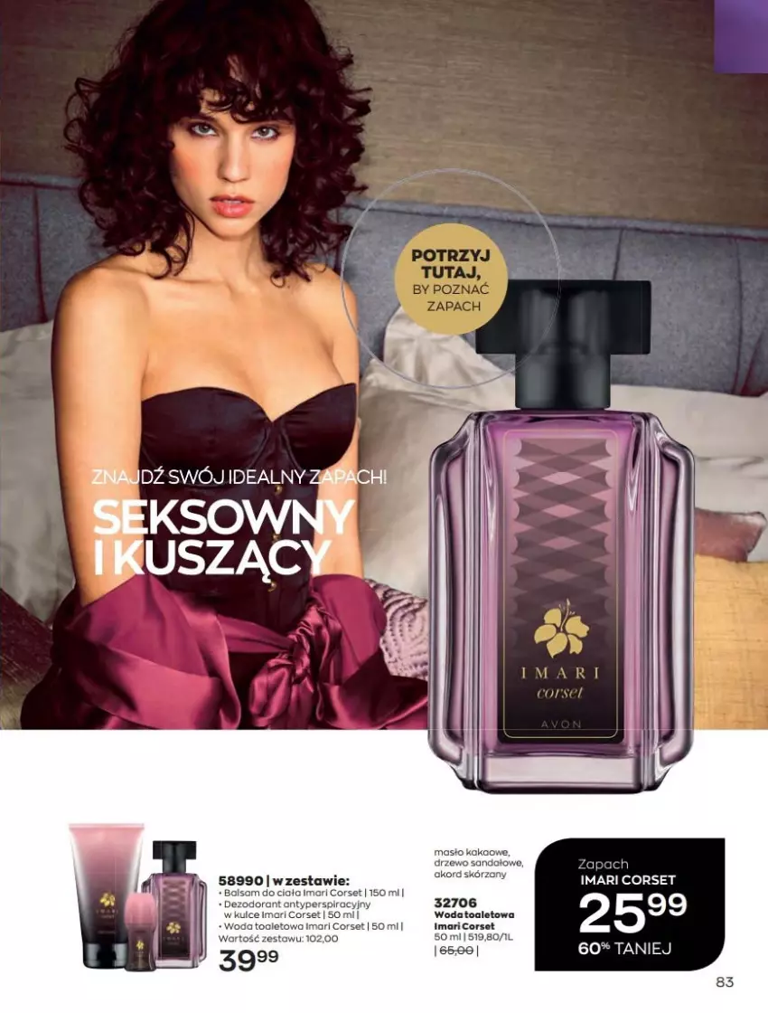 Gazetka promocyjna Avon - Katalog Avon 2/2022 kampania luty - ważna 01.02 do 28.02.2022 - strona 83 - produkty: Dezodorant, Masło, Woda, Woda toaletowa