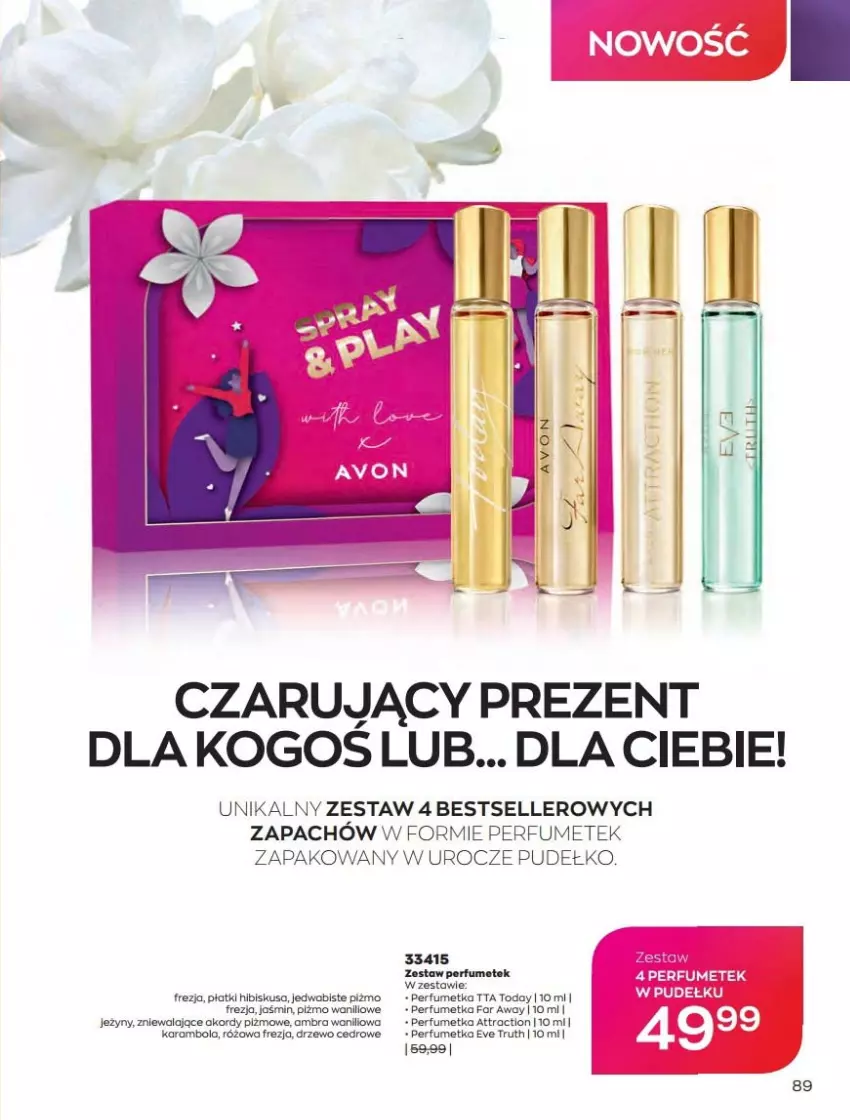 Gazetka promocyjna Avon - Katalog Avon 2/2022 kampania luty - ważna 01.02 do 28.02.2022 - strona 89 - produkty: Fa, Hibiskus, Jeżyny, Perfum, Pudełko