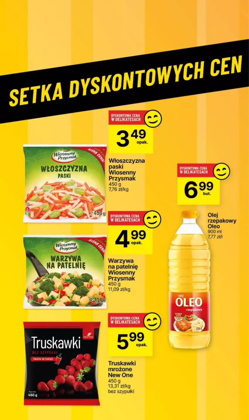 Gazetka promocyjna Delikatesy Centrum - Dyskontowe ceny w Delikatesach Centrum - ważna 08.02 do 14.02.2024 - strona 36 - produkty: Oleo, Truskawki, Warzywa