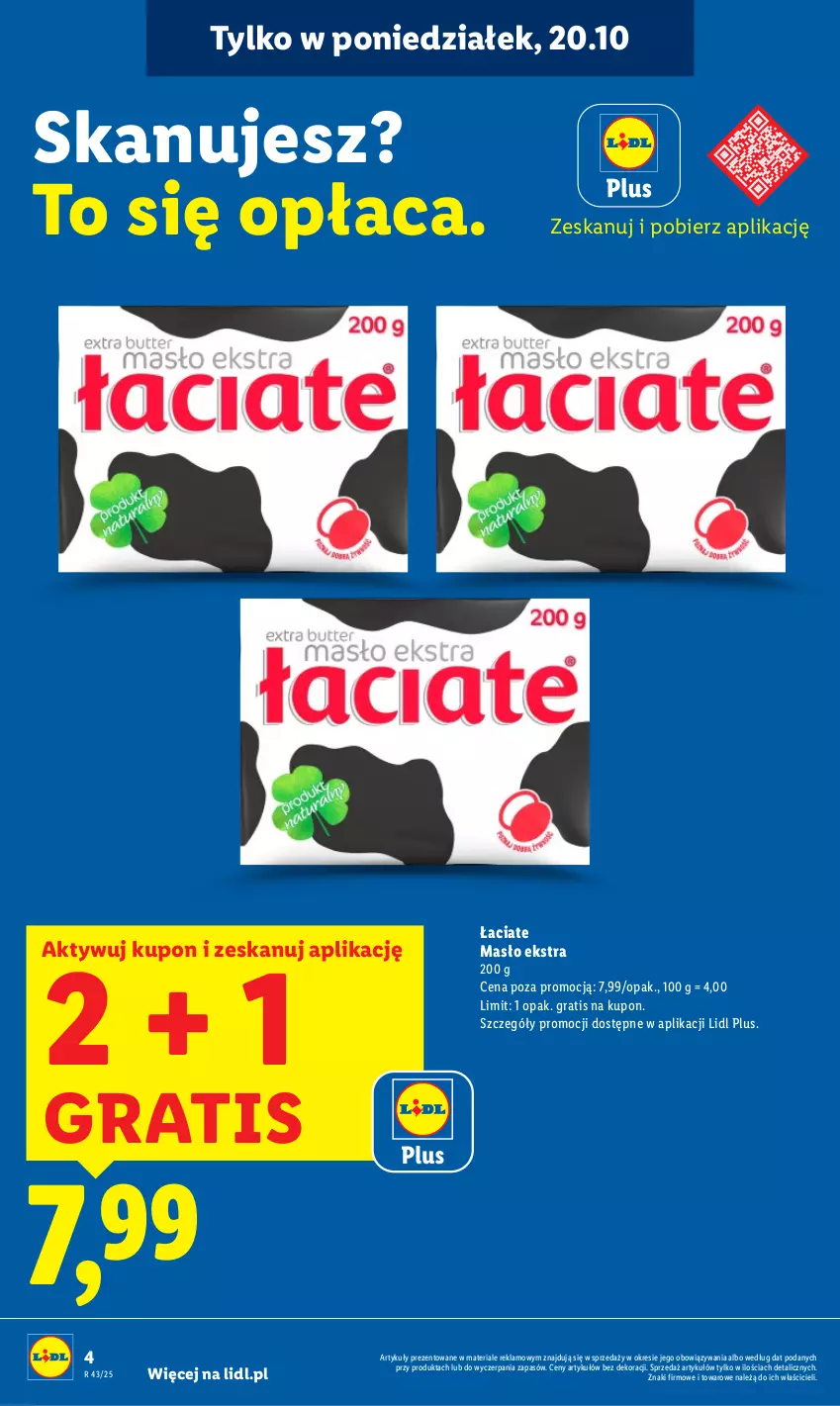 Gazetka promocyjna Lidl - GAZETKA - ważna 20.10 do 22.10.2025 - strona 4 - produkty: Gra, Masło