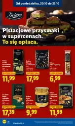 Gazetka promocyjna Lidl - GAZETKA - Gazetka - ważna od 22.10 do 22.10.2025 - strona 34 - produkty: Pistacje, Ciastka, Krem pistacjowy, Czekolada, Przysmaki, Baton